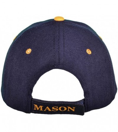 Baseball Caps Dozen Pack Wholesale ''Mason' Masonic Baseball Hats Caps - Navy - CU11A8N4YDJ