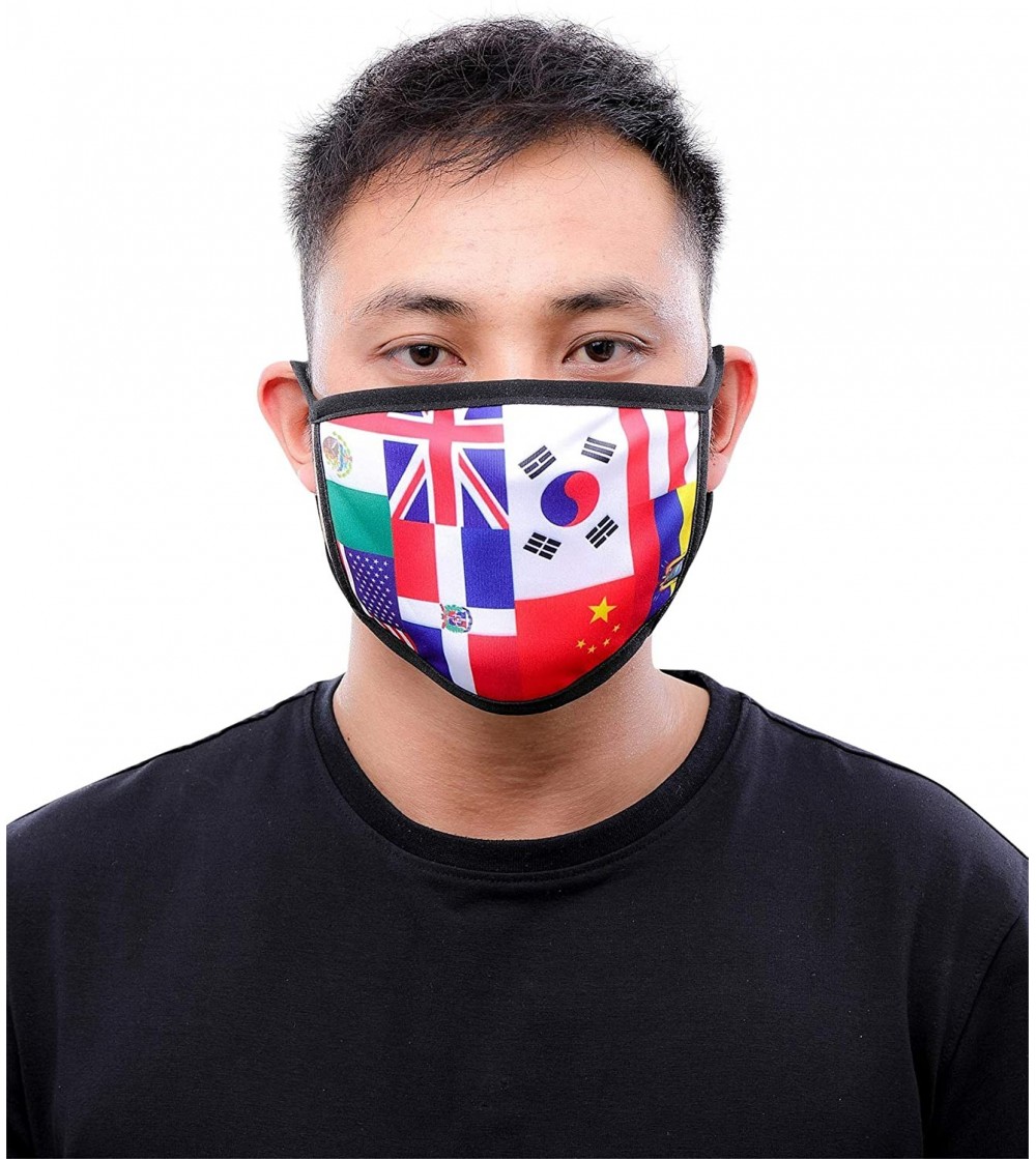 Balaclavas Bandana Fashion Face Mask - International Flag - C3198E5XHOA