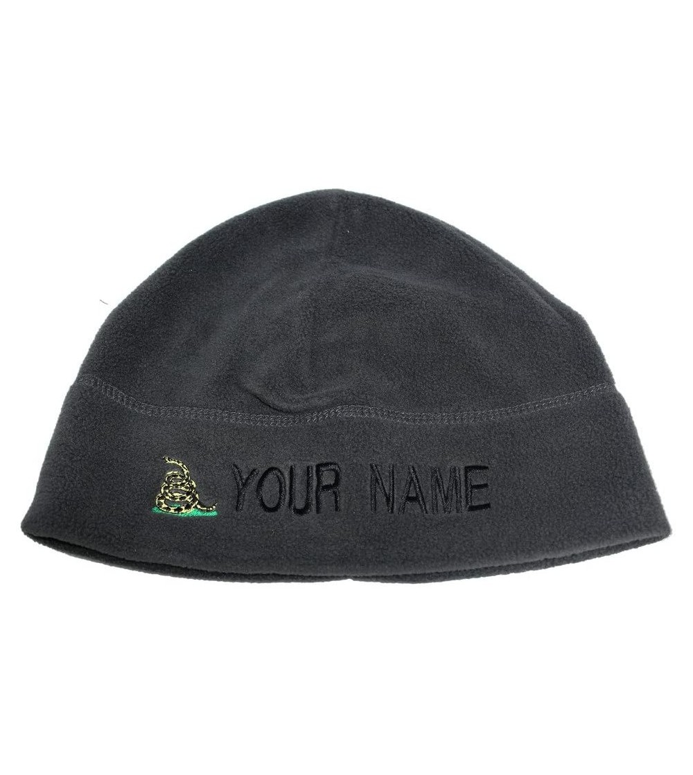 Skullies & Beanies Custom Military Embroidered Fleece Beanie Caps. Pick Your Text and Logo! Made in The USA!! Same Day Ship! ...