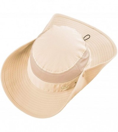 Sun Hats Sun Hat 2-Pack - Fishing Boonie Hat for Safari and Summer - Khaki - C912O7V9BSK