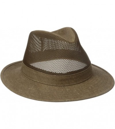 Cowboy Hats Men's Hiker Crushable Mesh Breezer UPF 50+ Hat - Earth - CE115WT3TVD