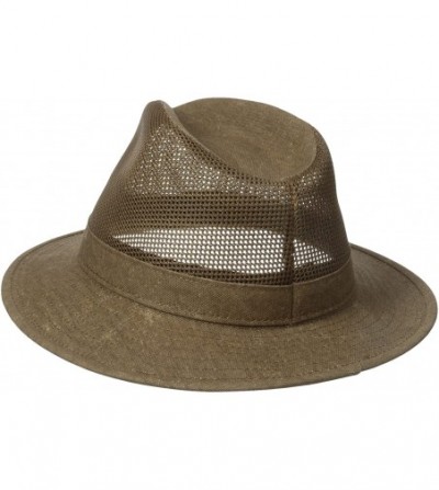 Cowboy Hats Men's Hiker Crushable Mesh Breezer UPF 50+ Hat - Earth - CE115WT3TVD