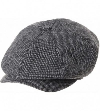 Newsboy Caps Newsboy Hat Wool Felt Simple Gatsby Ivy Cap SL3525 - Grey - C712NYGFJZC
