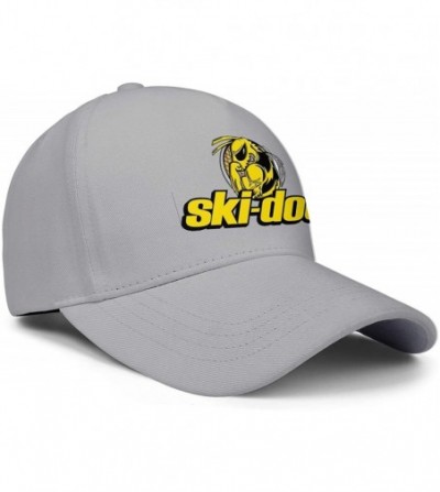 Baseball Caps Mens Womens Baseball Cap Fashion Ski-Doo-Racing-Logo- Adult Adjustable Baseball Cap Visor Hats - Grey-18 - CA18...